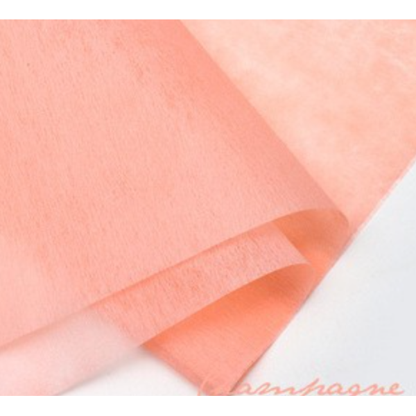 Non Woven Flower Wrapping Paper Champagne 33 Sheets Non Woven Flower Wrapping Paper Champagne 33 Sheets